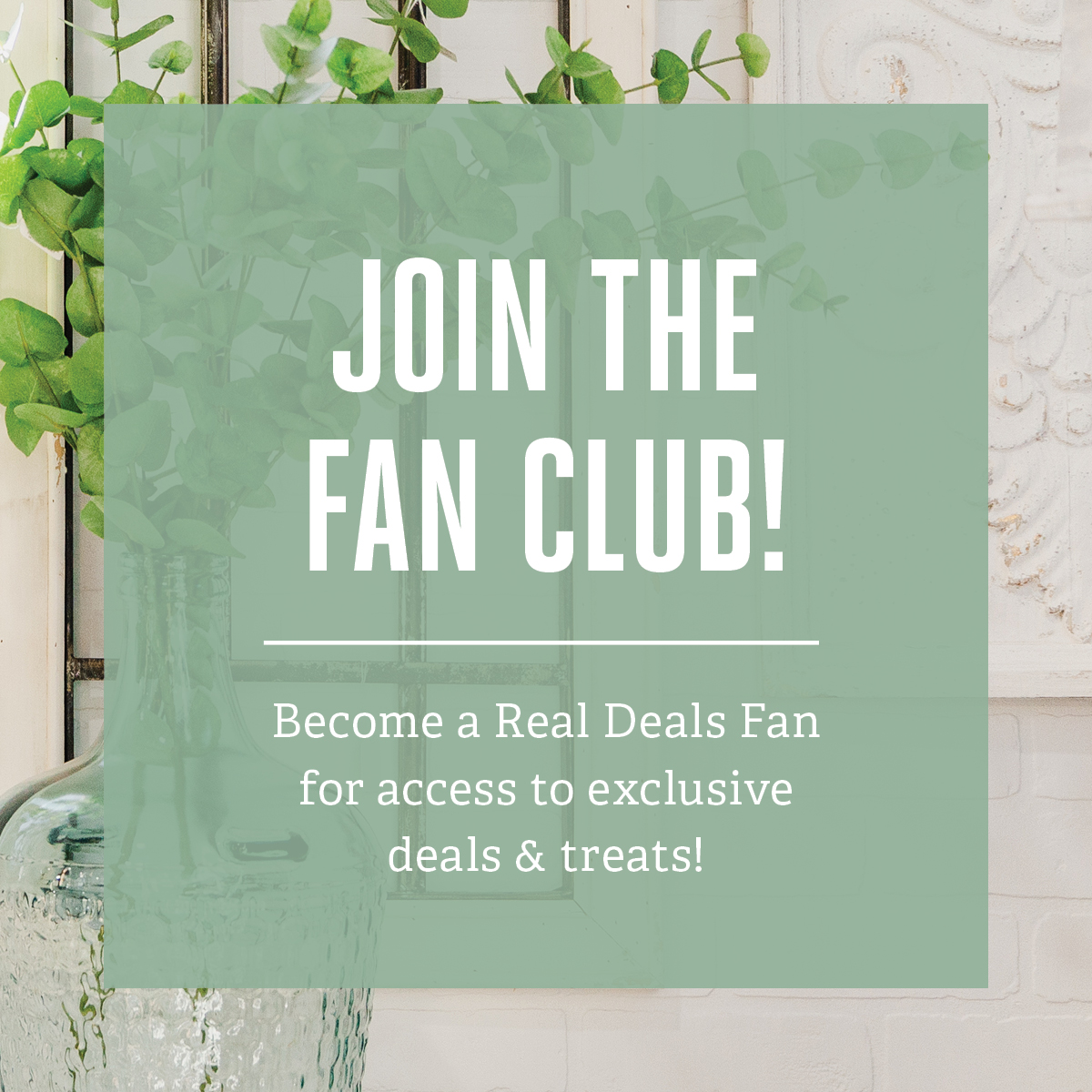 Join the Fan Club - Real Deals