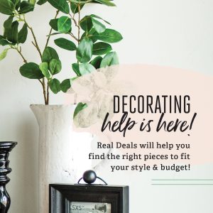 Decorating Help at Real Deals