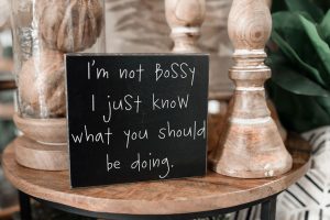 Real Deals Bossy Sign 2